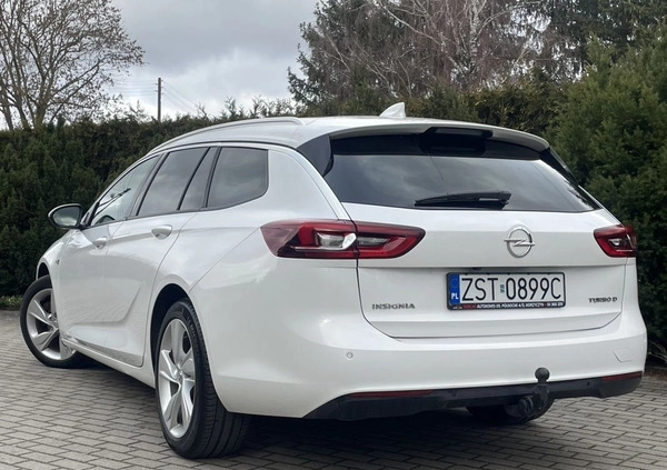 Opel Insignia cena 58500 przebieg: 183000, rok produkcji 2018 z Pieniężno małe 466